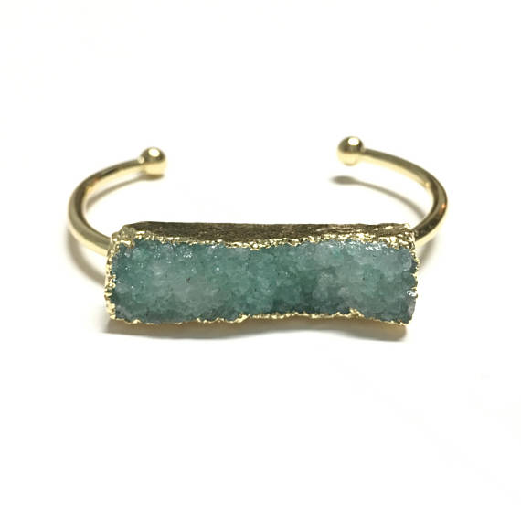 Aqua Druzy Cuff offers